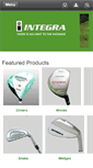 Mobile Screenshot of integra-golf.net